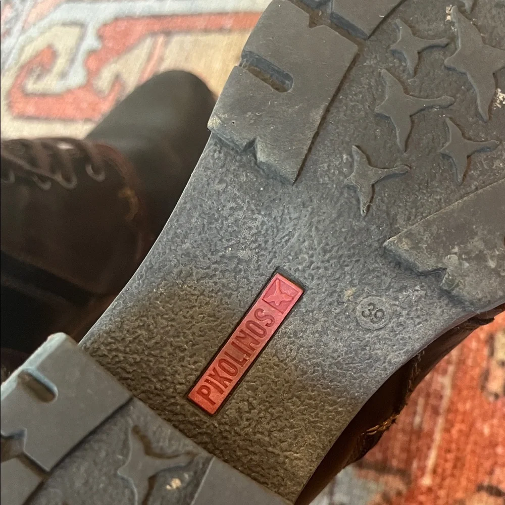 PIKOLINOS Black and Brown Leather Boots - Picture 6 of 6